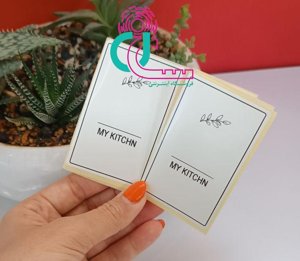 لیبل حبوبات ضدآب( پک ده عددی_بدون نوشته)