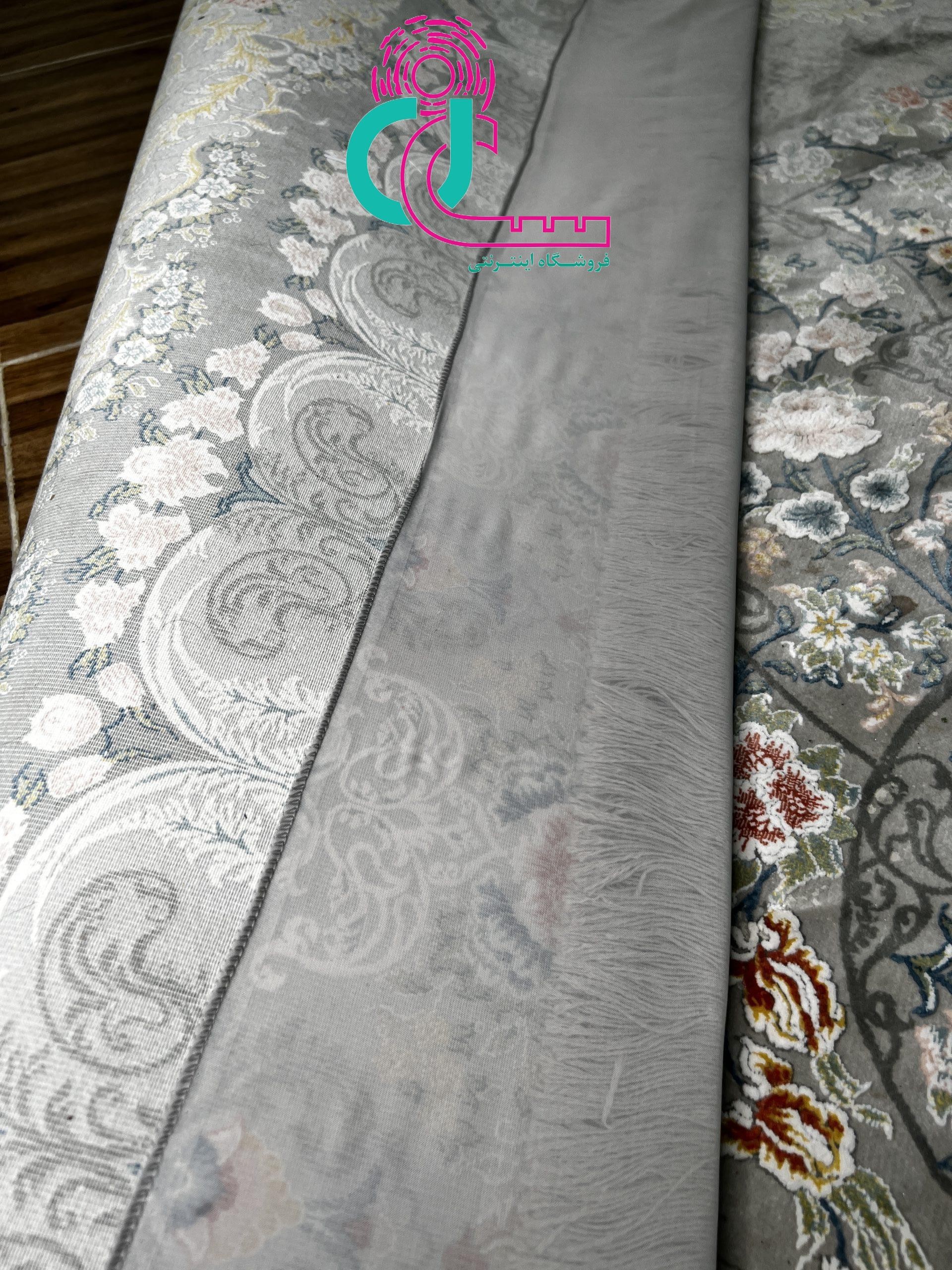 محافظ ریشه فرش 1.5 متری (یک جفت) (طوسی)