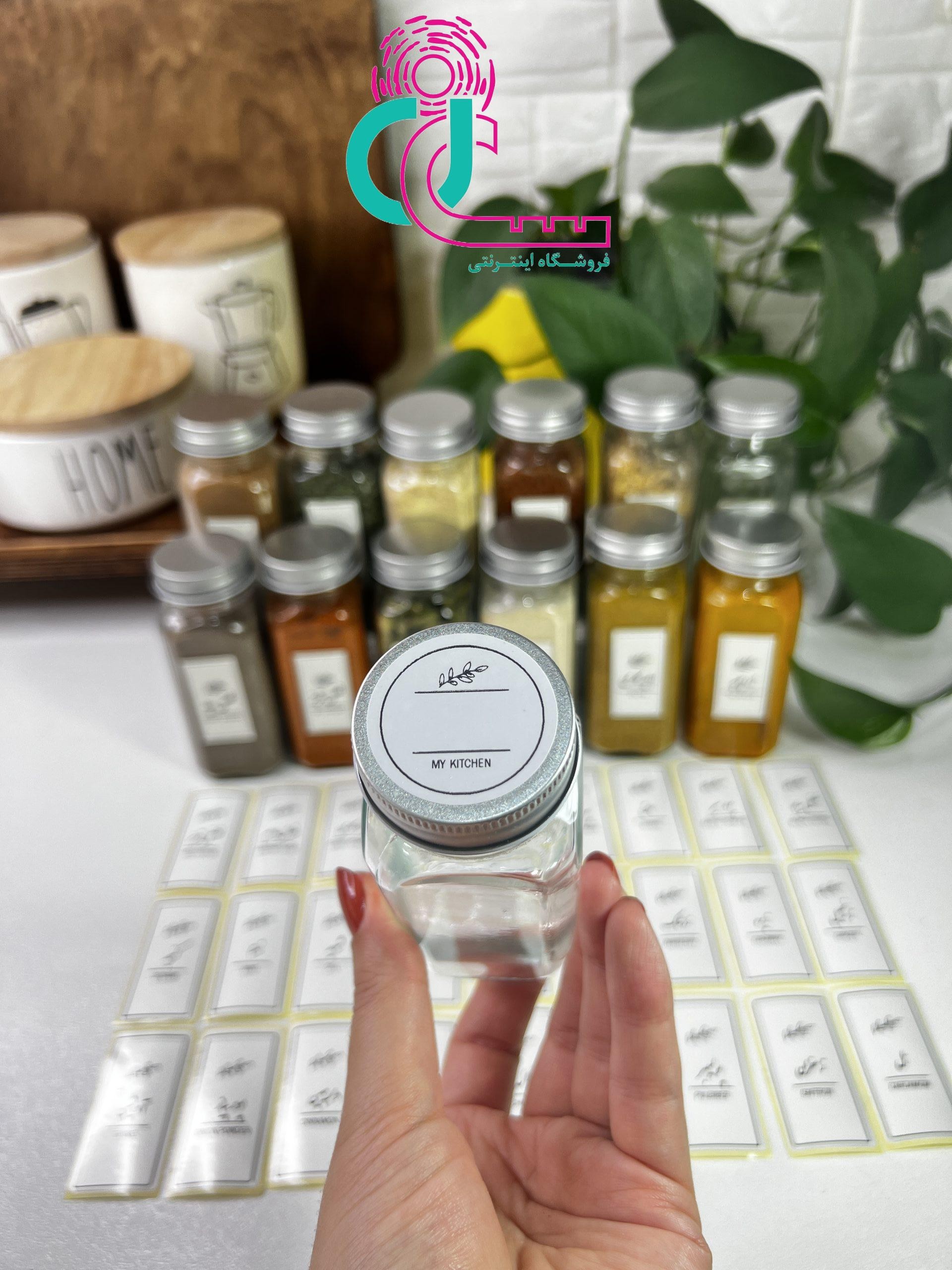 لیبل دایره ضدآب (پک ده عددی _ بدون نوشته)