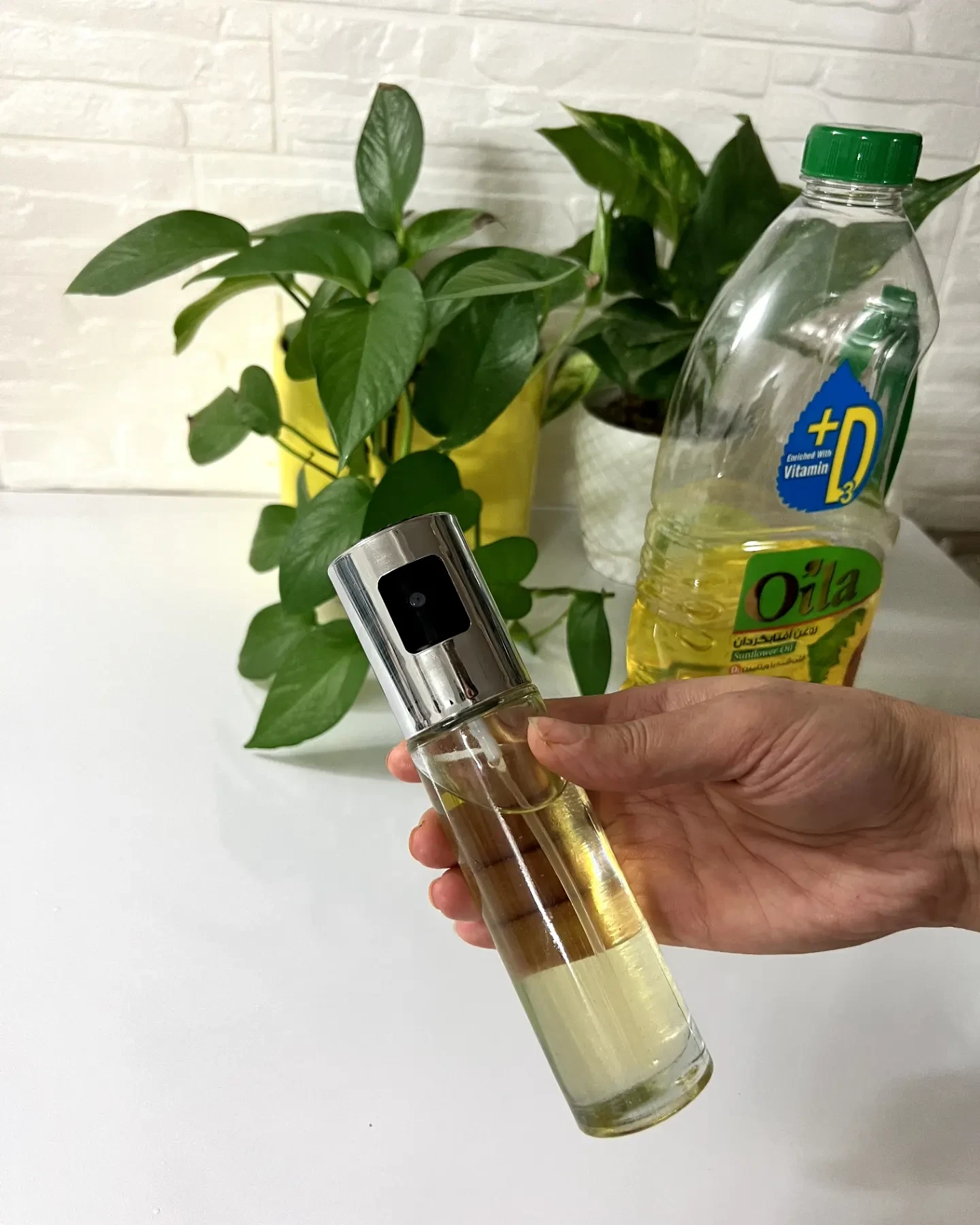 شیشه اسپری روغن