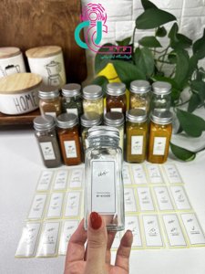 لیبل مستطیل ضد آب ( پک 25عددی )