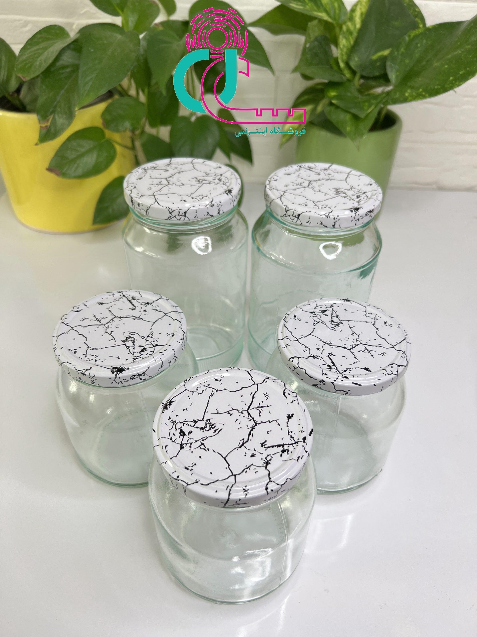 درب طرح ماربل سفید (پک شش عددی )