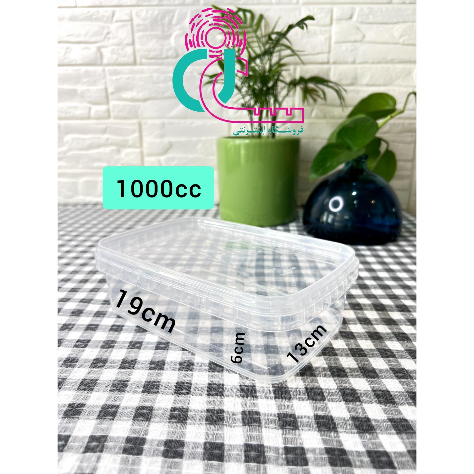 ظروف فریزری 1000 سی سی (1000 سی سی)