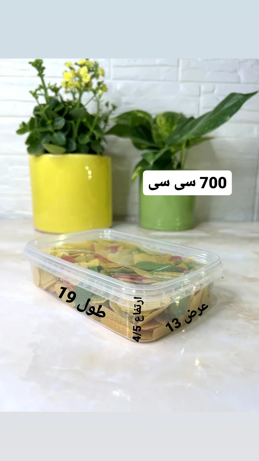 ظروف فریزری 700 سی سی (700 سی سی)