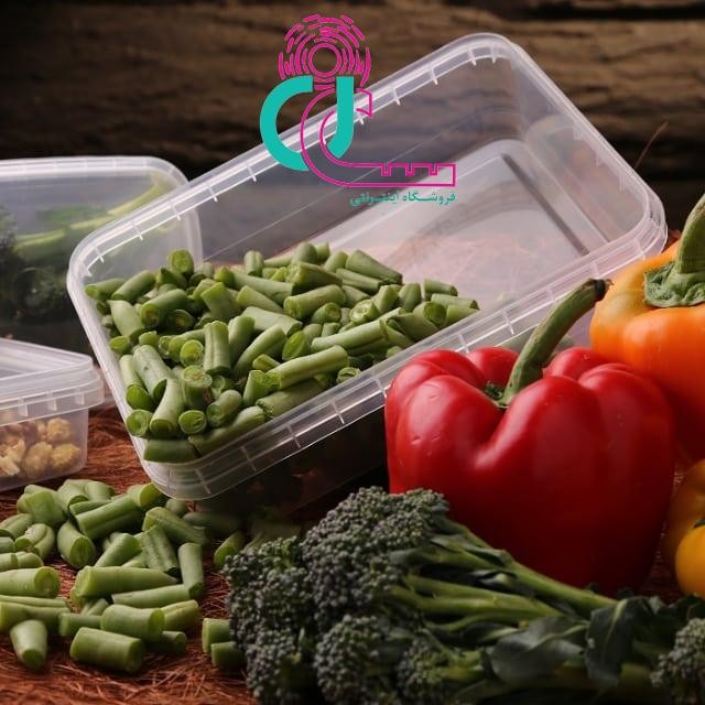 ظروف درب دار فریزری ۴۰۰ سی سی (400 سی سی)