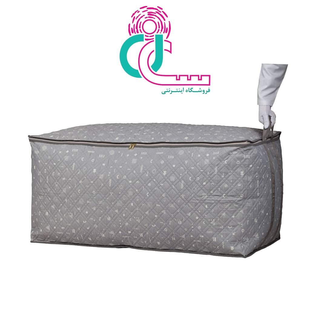 کاور لحاف و تشک سایز۵ (گلریز سرمه ای)