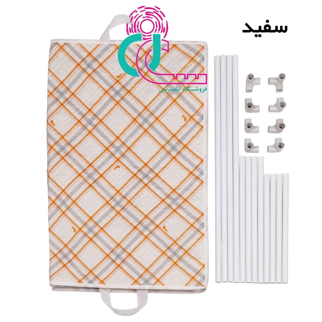 باکس اسکلت دار پارچه ای سایز ۳ (گلریز سرمه ای)
